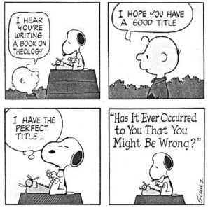 You might be wrong.